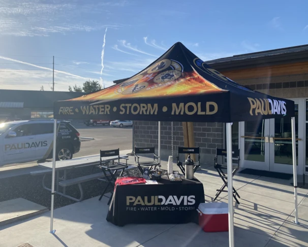Full color, custom printed 10 canopy