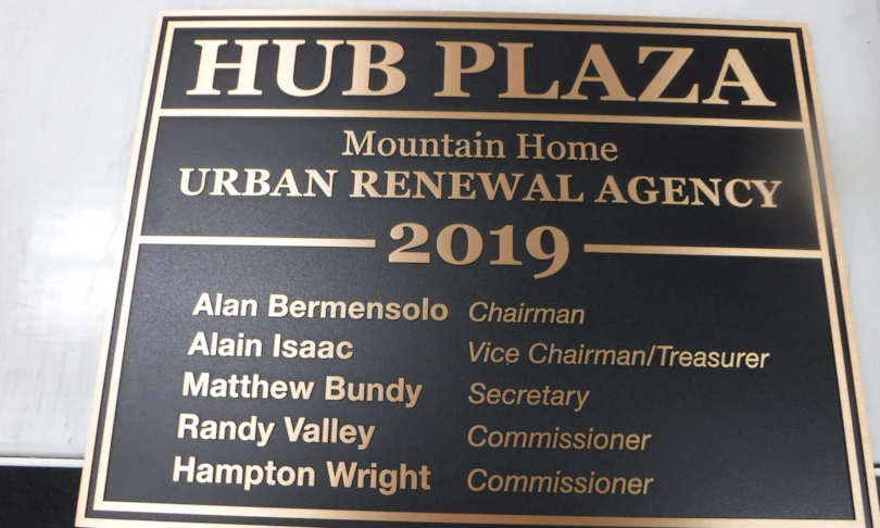 Bronze Plaque