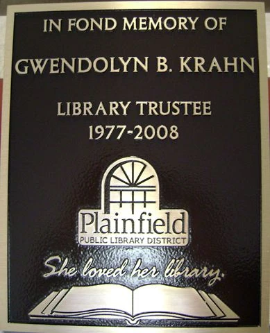 Brass Memorial Plaque