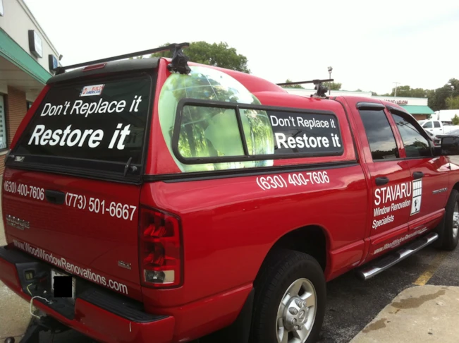 Custom Vehicle Lettering & Graphics for service vehicles