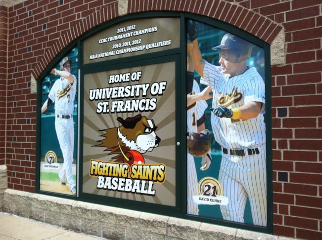 Window Graphics at DuPage Medical Group Field