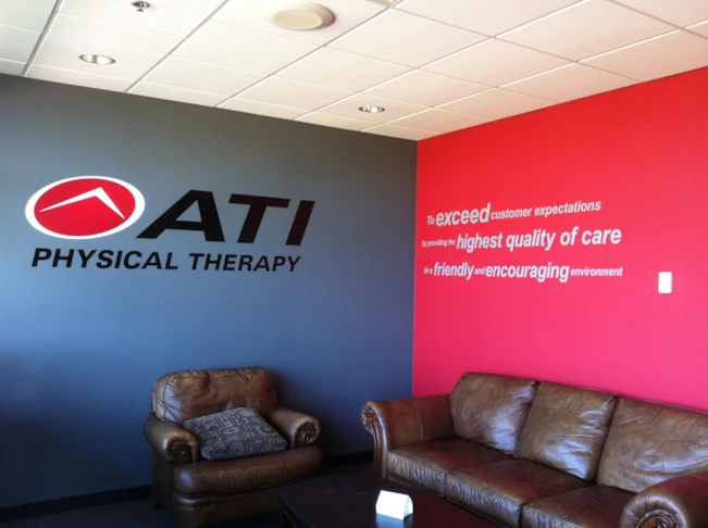 Wall graphics for entertainment suite