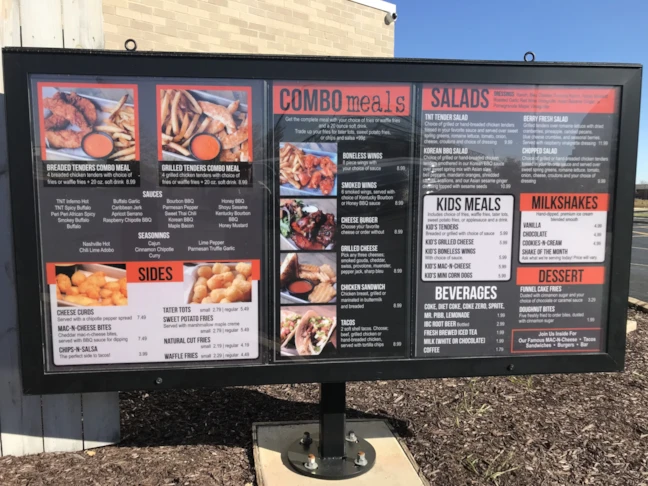 Translucent Back Lit Acrylic Signs