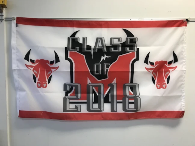 Custom Nylon Flag for a school