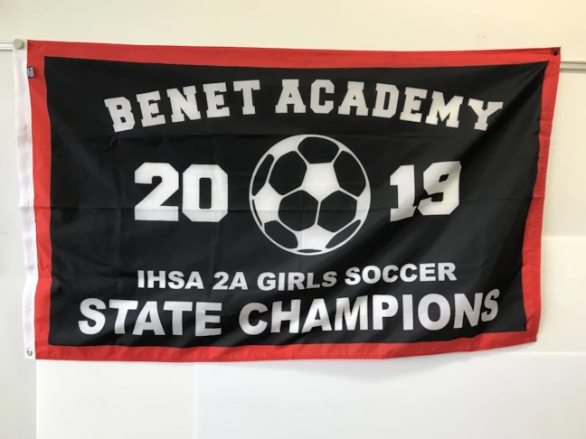 Custom School Championship Flags
