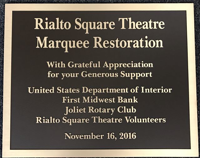 Classic Bronze Recognition Plaque | Signs By Tomorrow Plainfield