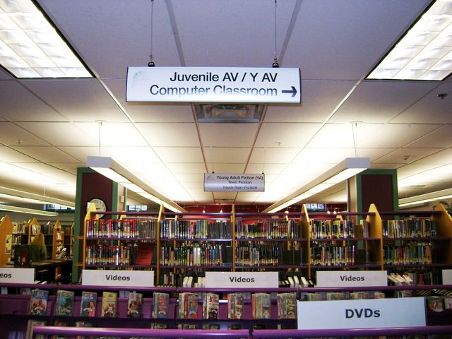 Interior Suspended Wayfinding Signs