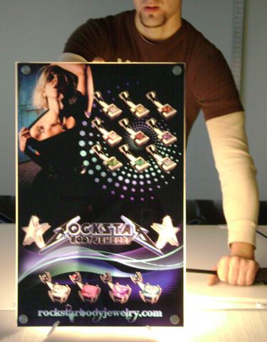 Back Lit Acrylic Graphics