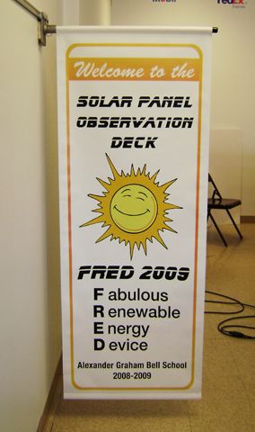 Banner with Pole Pockets