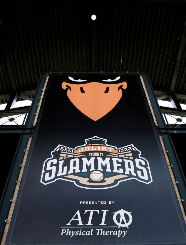 Joliet Slammers Entryway Mesh Banner