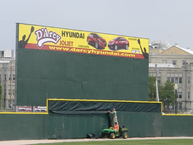 Mesh Banner  7' tall  x 65' wide