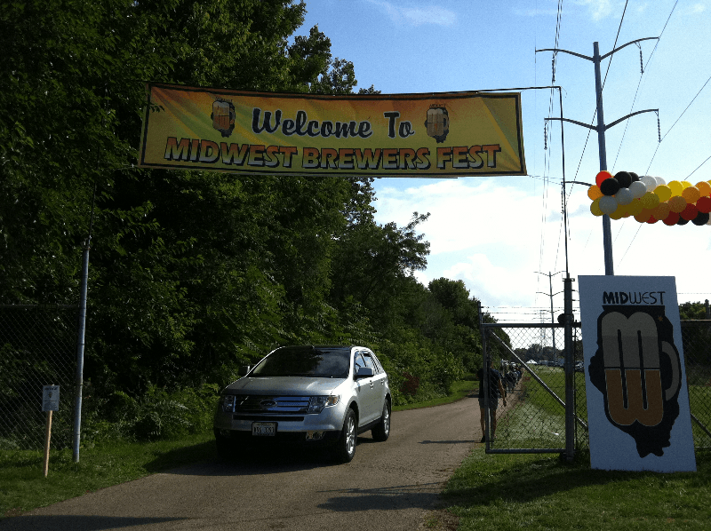 Entryway Banner to a Fest