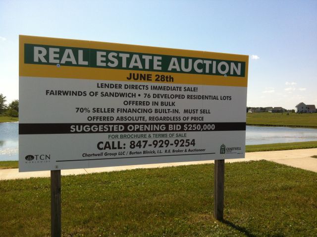 Development Real Estate Sign