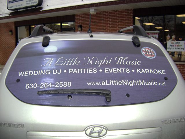 Rear Window Perforated Vinyl