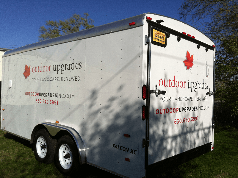 Landscape Trailer Lettering and Graphics