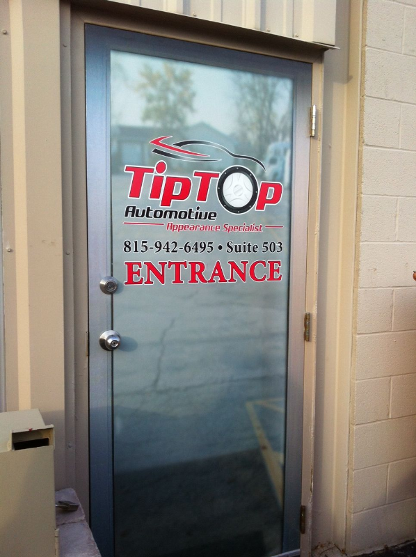 faux glass door in Joliet