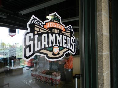 Joliet Slammers window decals