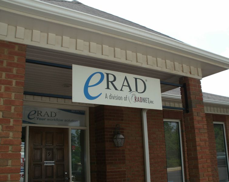 eRAD, Polymetal sign with Steel support brackets