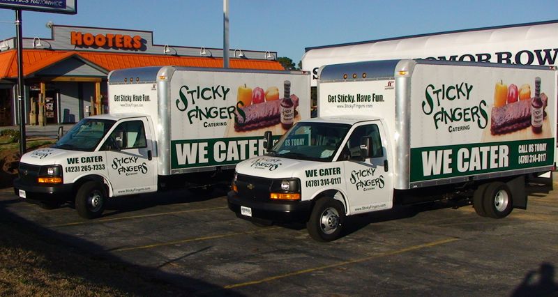 Sticky Fingers, Vinyl Graphics on multiple trucks