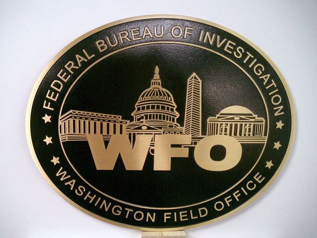 Raised Letter Bronze Plaque