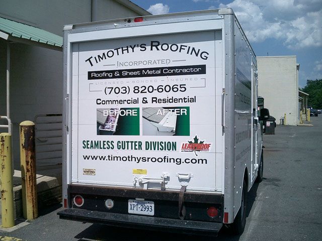 Roofing Box Truck - rear