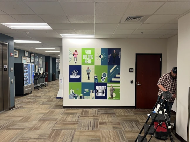 Wall Graphics & Murals - Tarrant County College Alliance Campus