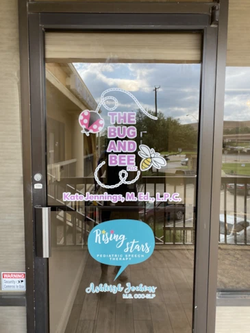 The Bug and Bee Door Vinyl - Outdoor Vinyl Lettering & Graphics