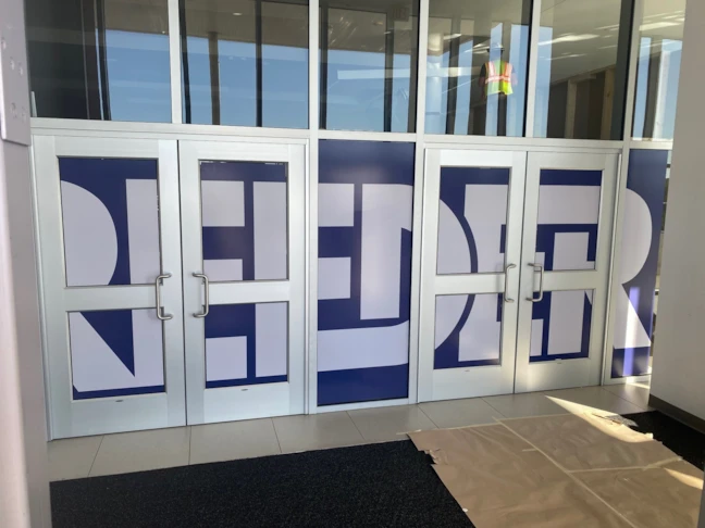 Vinyl Lettering & Graphics - Reeder General Contractors