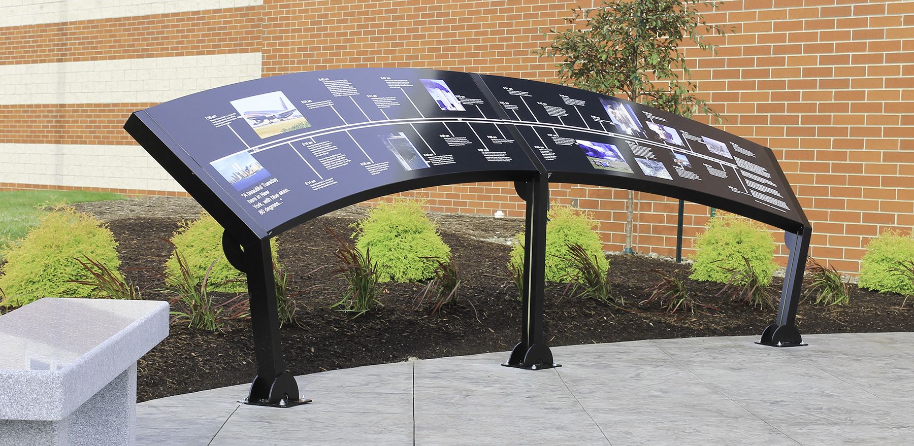 Interpretive Sign for 911 Memorial