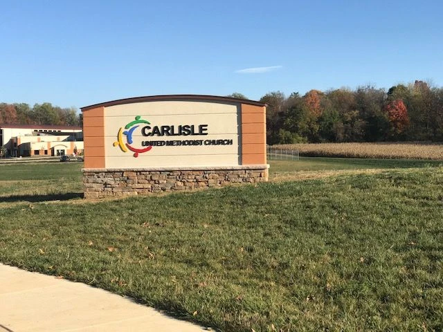 We created this custom monument sign for a local church. The client loved it and said: It does look great!  Were very pleased.  Thanks again!