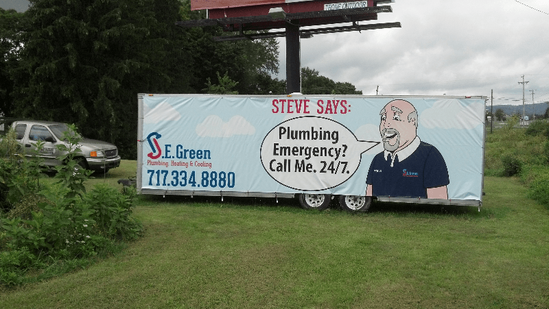 Outdoor Advertising - Trailer Banner