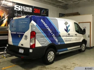 Great looking Partial Vehicle Wrap - JC Construction Windows & Doors, Palatine, IL