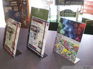 Bend PVC or Acrylic Signs or Sign Holders