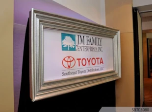 Custom Wall Frame Sponsor Sign