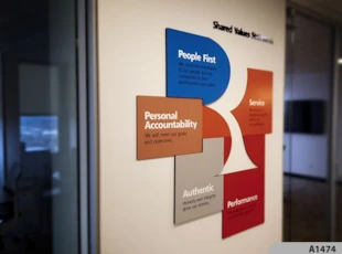 Custom shape presentation boards