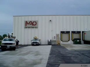 Metal Building Sign for Mid-America Overseas Inc. in Itasca, IL