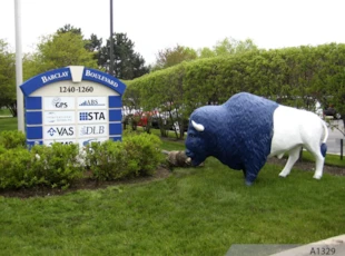 Foam Monument Signs with Tenant Directory in Buffalo Grove, IL