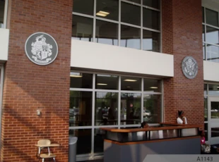 Routed or Sandblasted HDU Signs could be a great alternative to traditional bronce or aluminum plagues - Glenbrook South High School, Glenview, IL