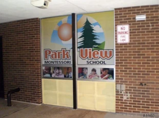 Perforated Window Film - See Through from inside
