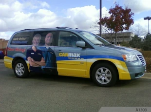 Vehicle Vinyl Wrap - CARMAX, Schaumburg, IL