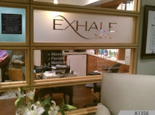 Frosted / Etched Vinyl Lettering | Indoor Vinyl Lettering & Graphics | Healthcare | Advocate Good Shepherd Hospital, Barrington, IL 