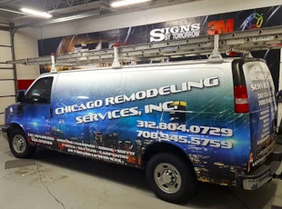 Cargo Vans | Custom Vehicle Wraps | Construction