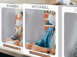 Counter Protection Screens | Protective Face Shields | Schools, Colleges & Universities | Cook County