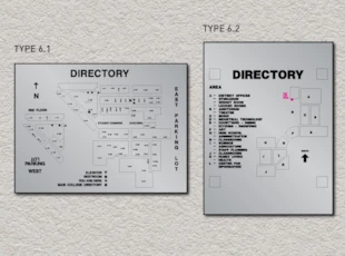 ADA Pro System - Wayfinding Map Directory Signs