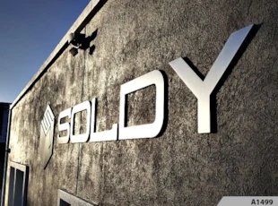 3-Dimensional Brushed Aluminum Letters