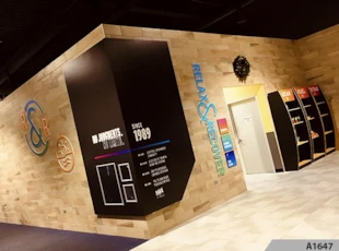 Directional Metal Corner Signage