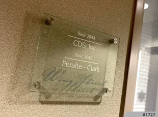 Room ID ADA Acrylic Sign with Stand-offs - A1727