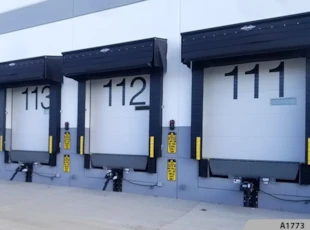 Vinyl Door Lettering - Amazon facility in Palatine