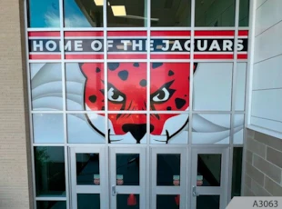 Perforated Window Vinyl | Schools, Colleges & Universities | Palatine | Vinyl