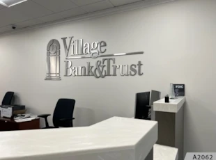 Three-dimensional brushed aluminum signage adds a sense of professionalism and sophistication to office spaces and lobbies. It conveys the impression that attention has been paid to detail and design, which can positively influence perceptions of the comp